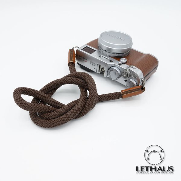 Agfa LETHAUS CONIAC LEATHER CAMERA STRAP WITH HOOK 