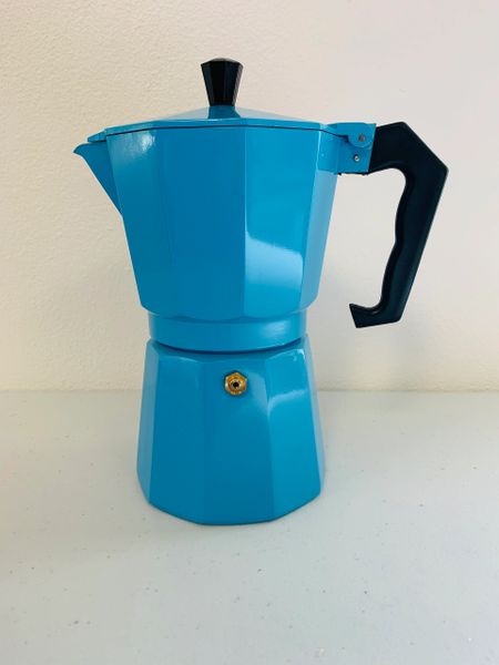 Moka Pot - 6 Espresso Cup BLUE