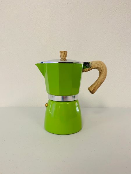 Moka Pot - 6 Espresso Cup Green