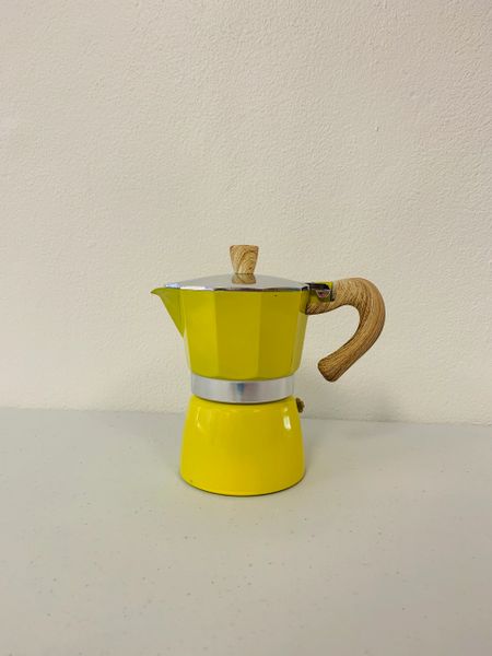 Moka Pot 3 Espresso Cup YELLOW