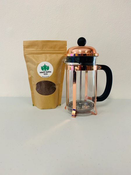 French Press 350 ml +100g Coffee Combo