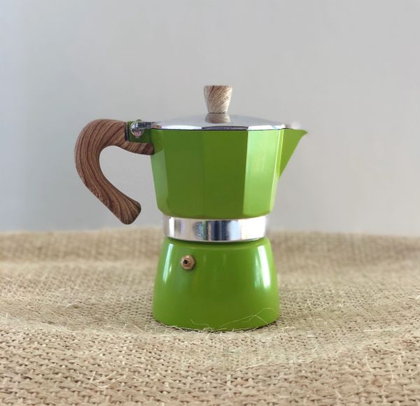 Moka Pot 3 Espresso Cup GREEN