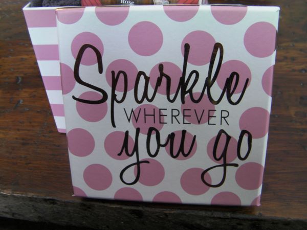 Sparkle Gift Basket with 4 Soaps