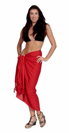 CLV.Red: Solid Red with Fringess