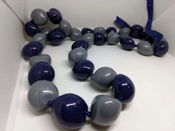 Kukuinut Lei Blue and Grey