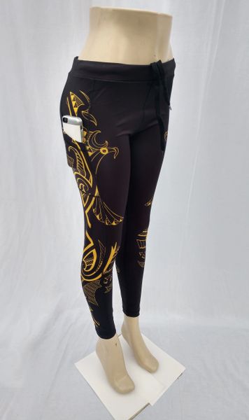 Polynesian tribal outlet tights