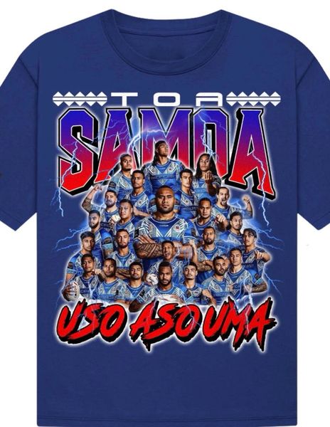 T-Shirt - Toa Samoa - Blue