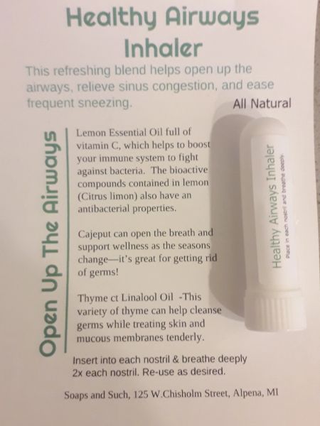Healthy Airways Inhaler