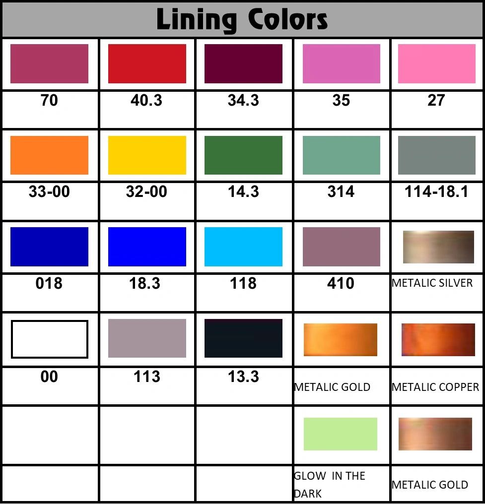 Color Charts –