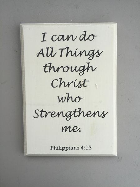 Philippians 4:13 Sign