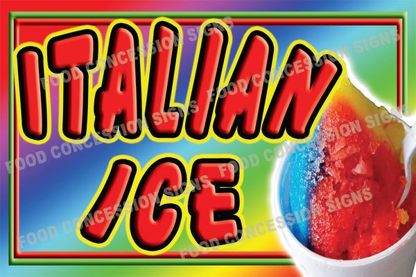 Italian Ice Rainbow