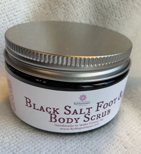 Black Salt Foot & Body Scrub