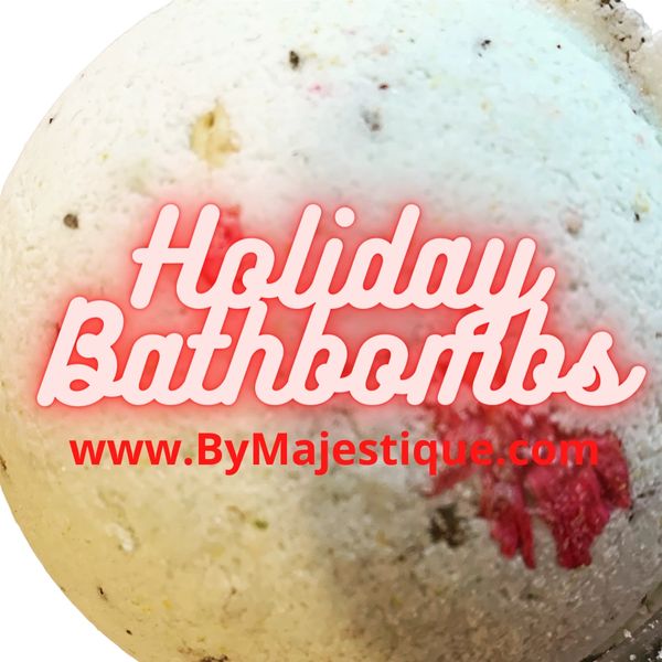 Holiday Fizzing Bath Bombs and Shower Steamers
