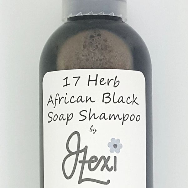 17 Herb African Black Soap Shampoo