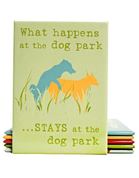 Decorative Magnet: Dog Park