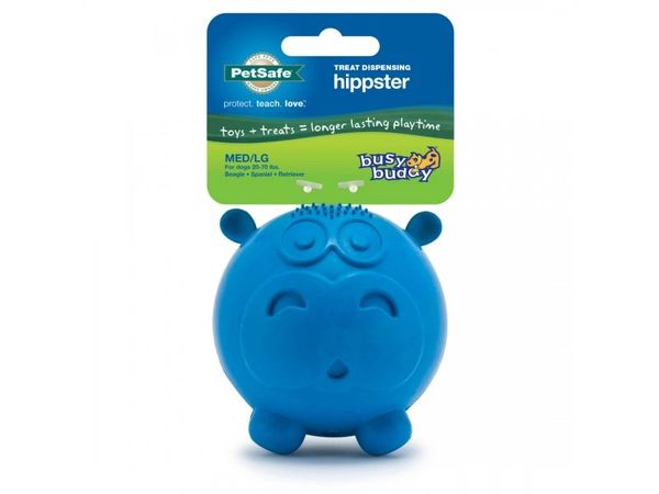 Fun Durable Treat Dispensing Hippo