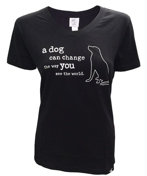 A Dog Can Change The Way You See The World Ladies Tee