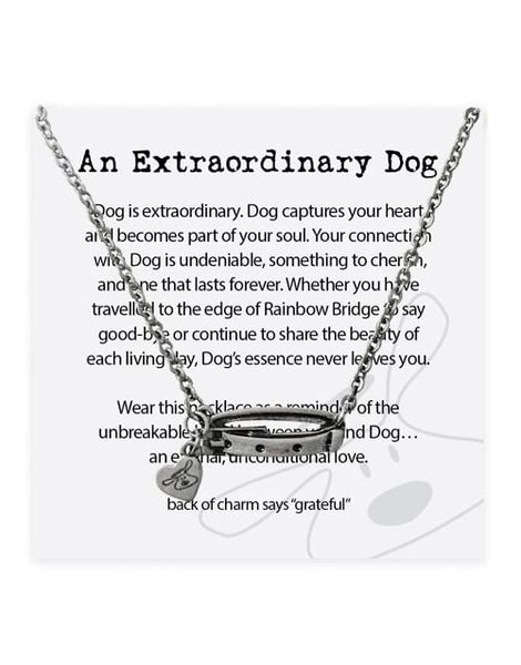 Extraordinary Dog- Necklace