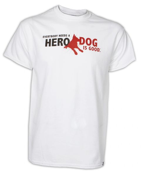 Dog is Good Men's T-shirt Hero Dog