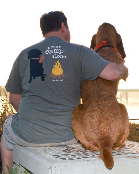 Dog is Good Men's T-shirt Camp
