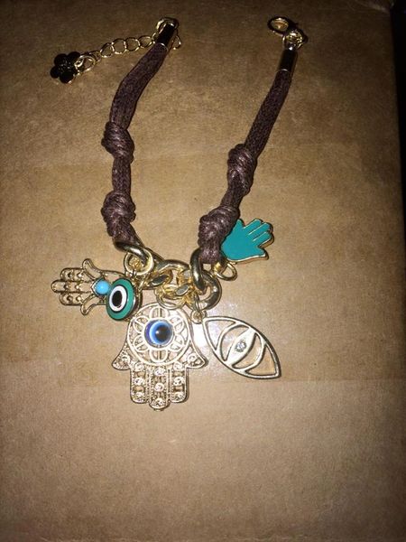 Hamsa/ Evil eye bracelet