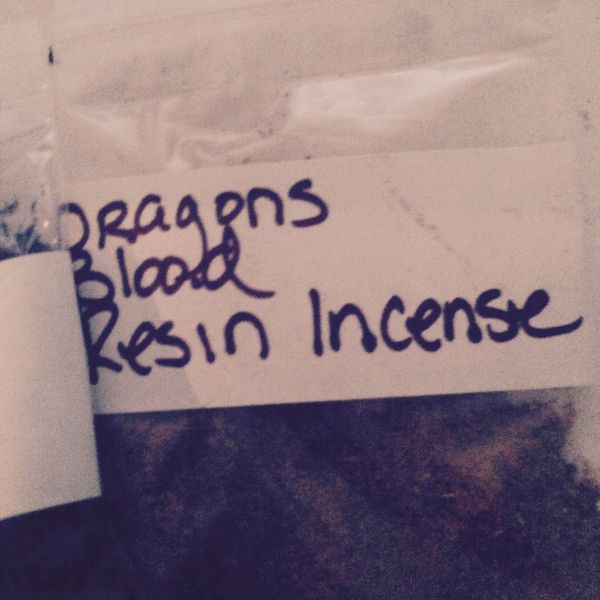 Dragons blood resin incense