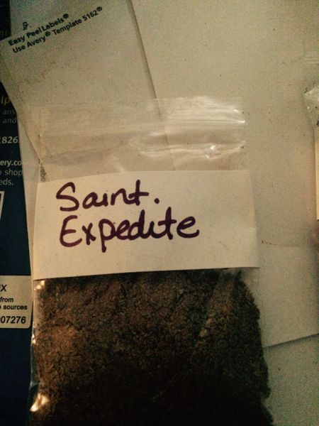 Saint Expedite incense