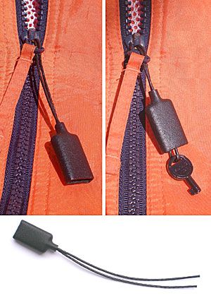 Handcuffs- Zipper Pull Covert Handcuff Key | Spy Gadgets