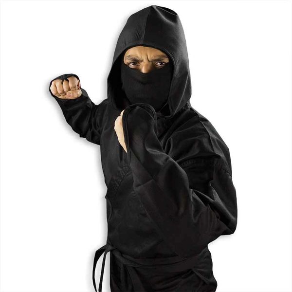 Authentic Black Ninja Uniform Costume 