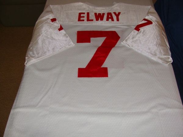 John Elway Autographed Stanford Cardinal #7 Framed Jersey