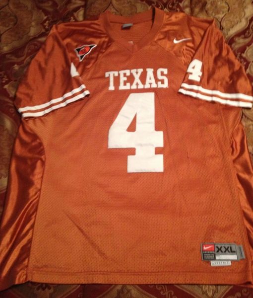 texas longhorns cream baseball jersey