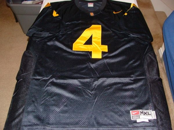 Youth ProSphere Black USC Trojans NIL Pick-A-Player Football Jersey Size: Large