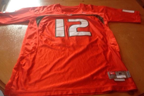 Nike Miami Hurricanes Jacory Harris College Football Jersey