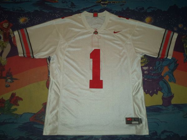 #1 BRAXTON MILLER Ohio State Buckeyes NCAA WR White Throwback Jersey