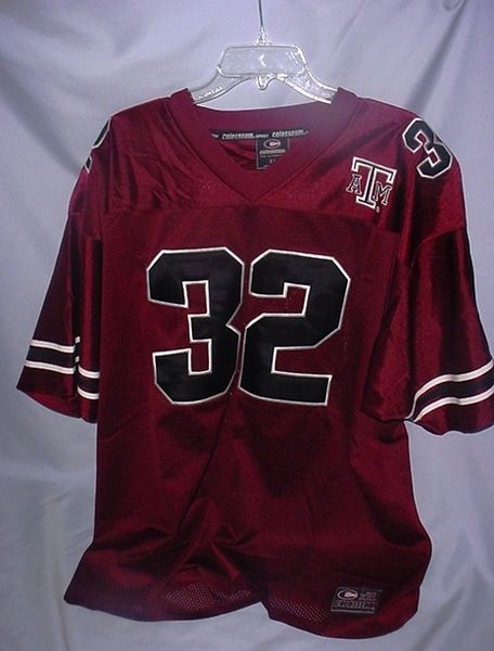 #32 Texas A&M Aggies NCAA Football Maroon Throwback Team Jersey