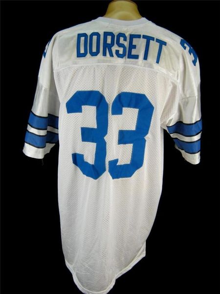 33 TONY DORSETT Dallas Cowboys NFL RB Blue Throwback Jersey