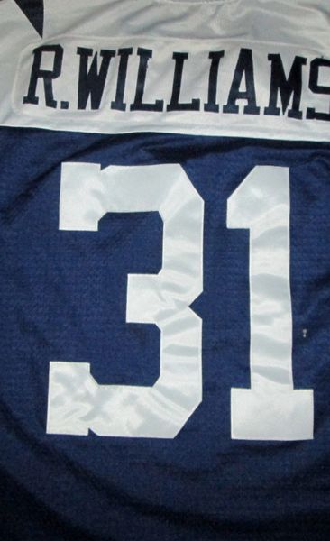 31 ROY WILLIAMS Dallas Cowboys NFL Safety Blue TG Throwback Jersey