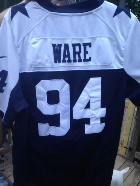 NFL Dallas Cowboys #94 WARE Jersey Size Medium Blue