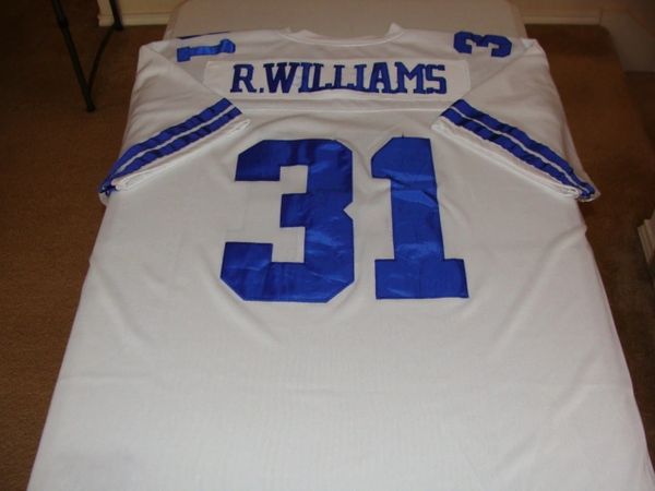31 ROY WILLIAMS Dallas Cowboys NFL Safety White Throwback Jersey