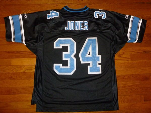 Reebok NFL Men's Detroit Lions Kevin Jones #34 Mid-Tier Throwback