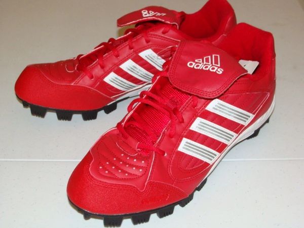 ADIDAS Triple Star Red Baseball Mens Sport Shoe-Size 11 1/2