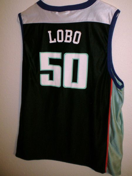 #50 REBECCA LOBO New York Liberty WNBA Center Black Throwback Jersey