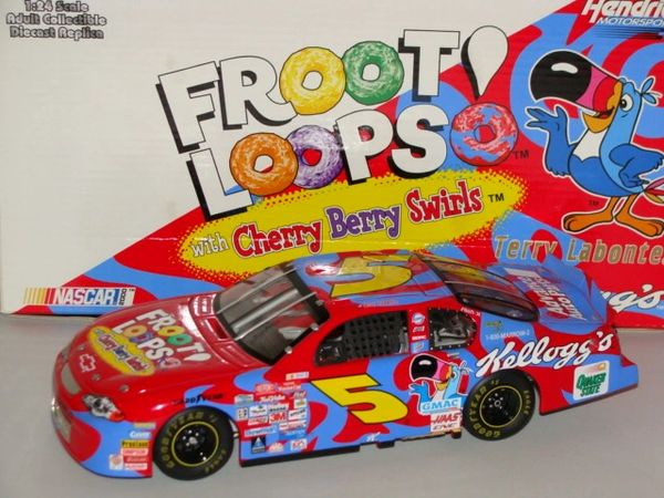 2000 TCO 1/24 #5 Kellogg's Froot Loops CBS Chevy MC Terry Labonte CWC