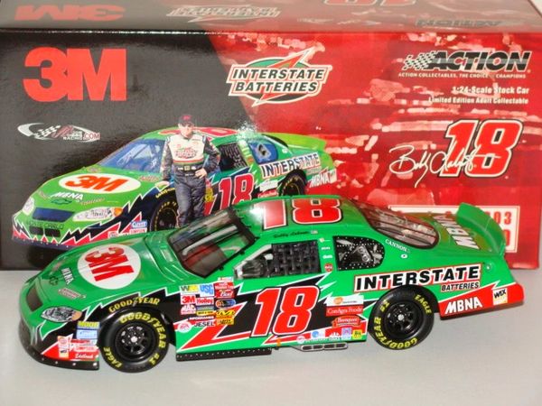 2003 Action 1/24 #18 Interstate Batteries 3M Chevy MC Bobby Labonte CWC