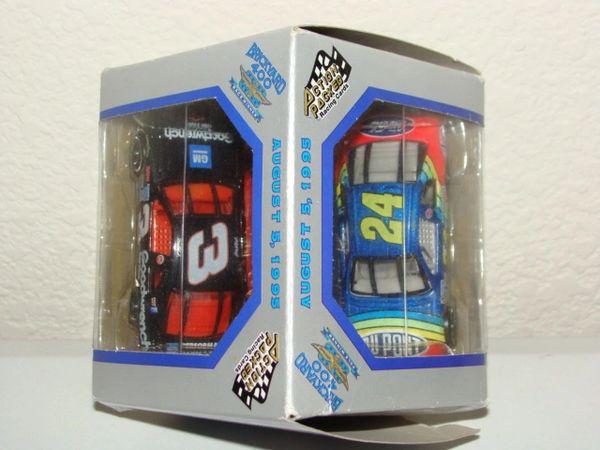 1995 Action 1/64 #3 Dale Earnhardt/#24 Jeff Gordon Brickyard 400 Pole/Race Winner Commemorative Set CWC's