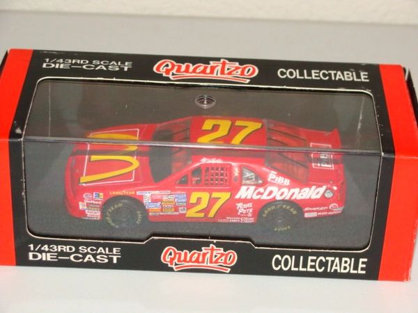 1993 Quartzo 1/43 #27 McDonald's Ford Tbird Hut Stricklin CWC