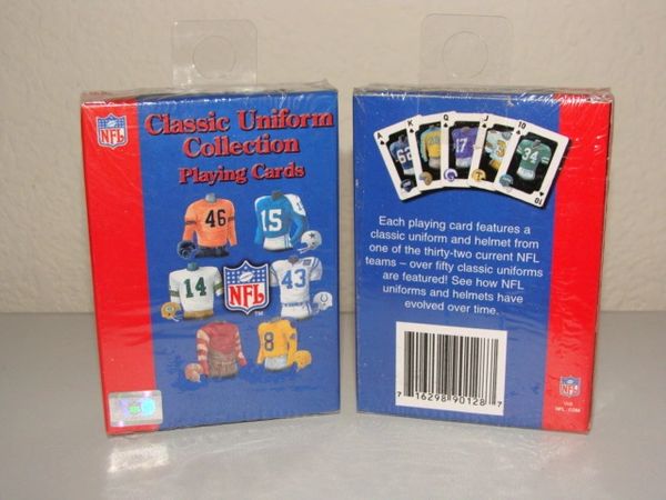 NFL Classic Uniform Collection Playing Cards Deck