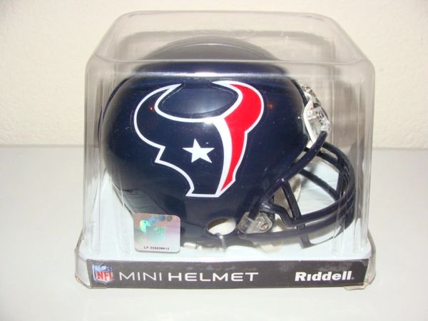 Houston Texans NFL Blue Riddell Mini Helmet