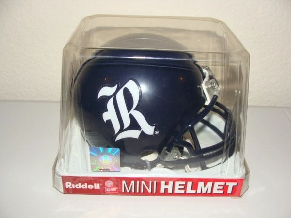 RICE Owls Blue Riddell Mini Helmet