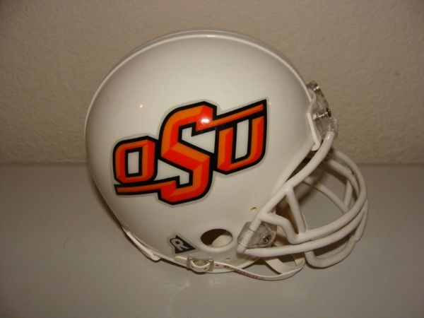 Oklahoma State Cowboys White Mini Helmet